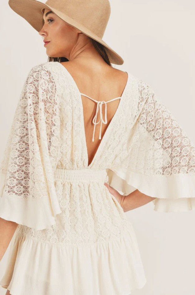Lace Crochet Romper